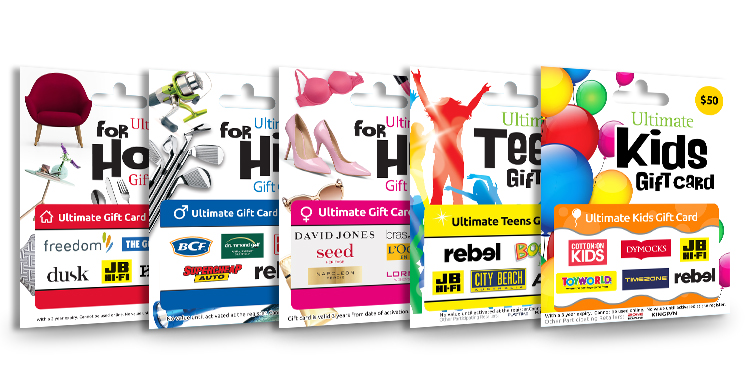 Ultimate giftcard, jan 2019